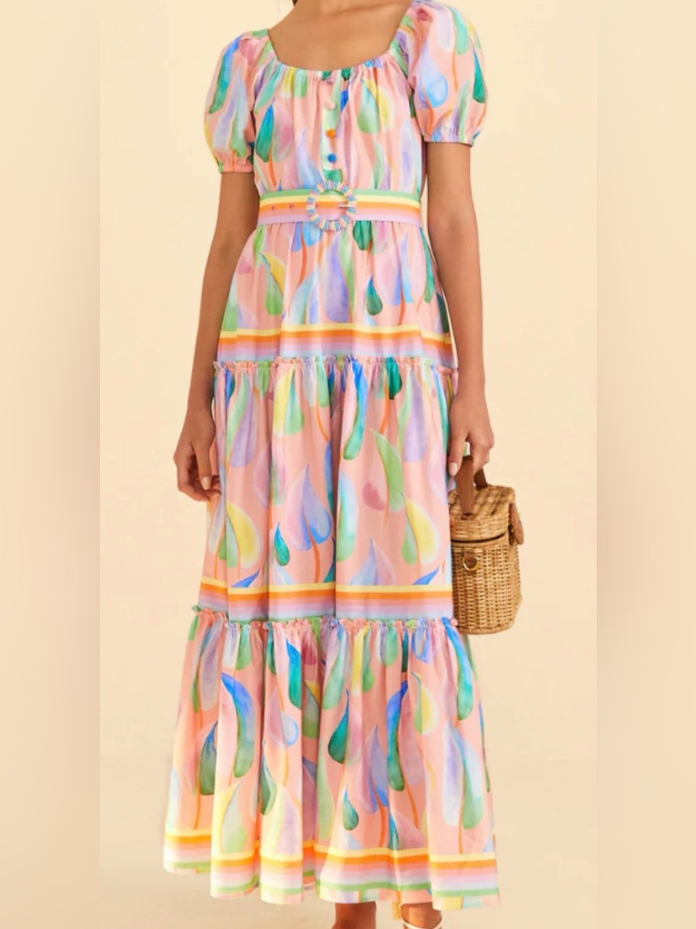 Farm Rio Maxi Dress with Belt